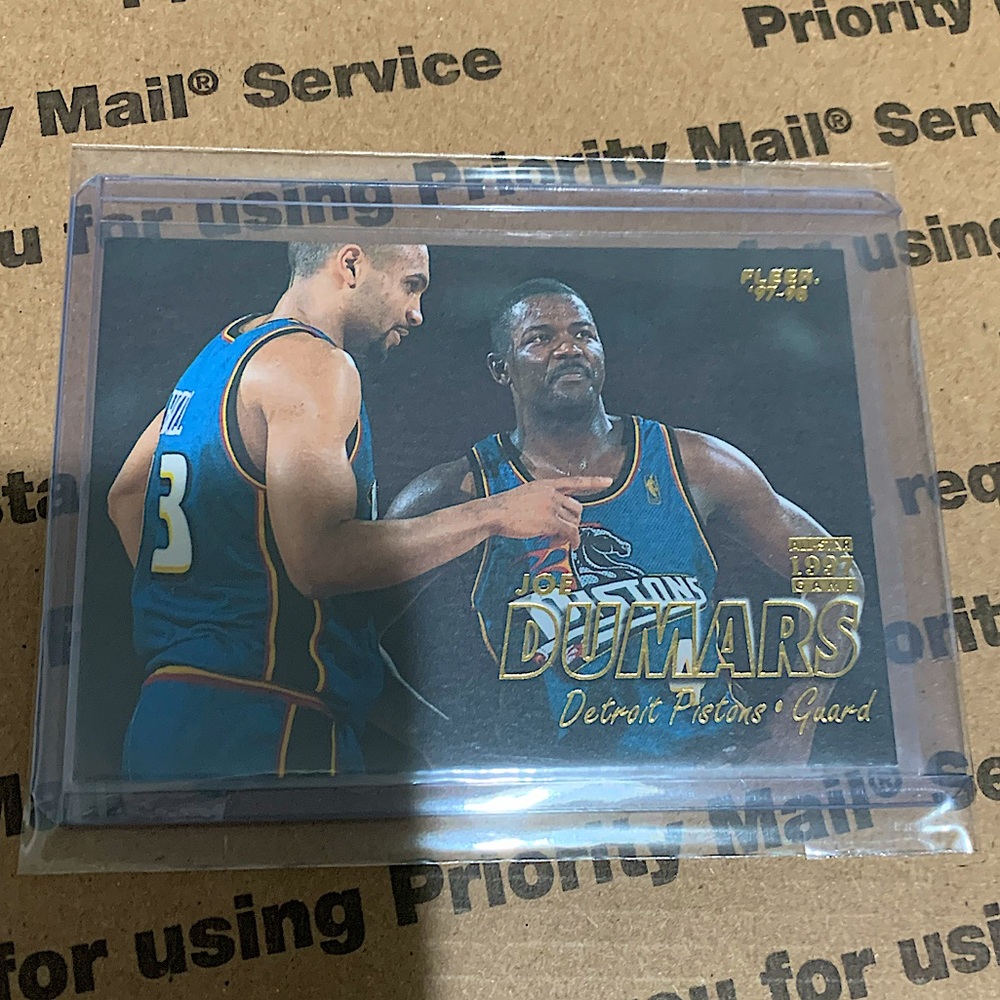Joe Dumars ‘98 Fleer Card